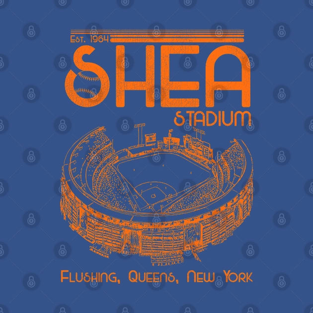 Defunct Shea Stadium New York Baseball T-Shirt