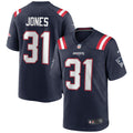 Jonathan Jones New England Patriots Game Jersey - Navy
