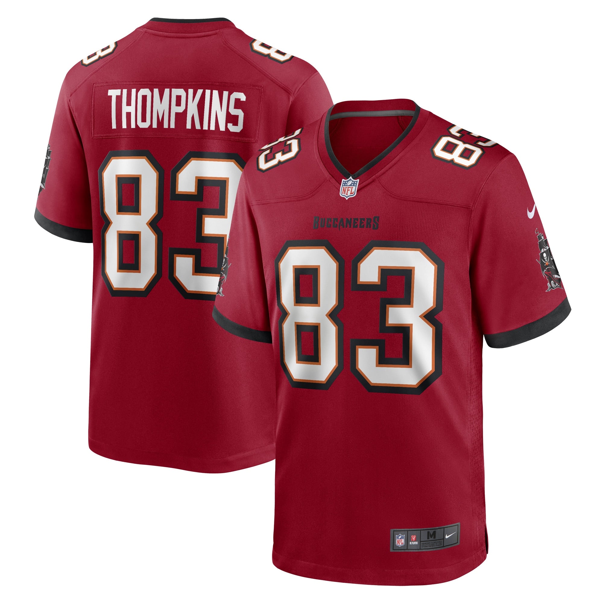 Deven Thompkins Tampa Bay Buccaneers Game Player Jersey - Red