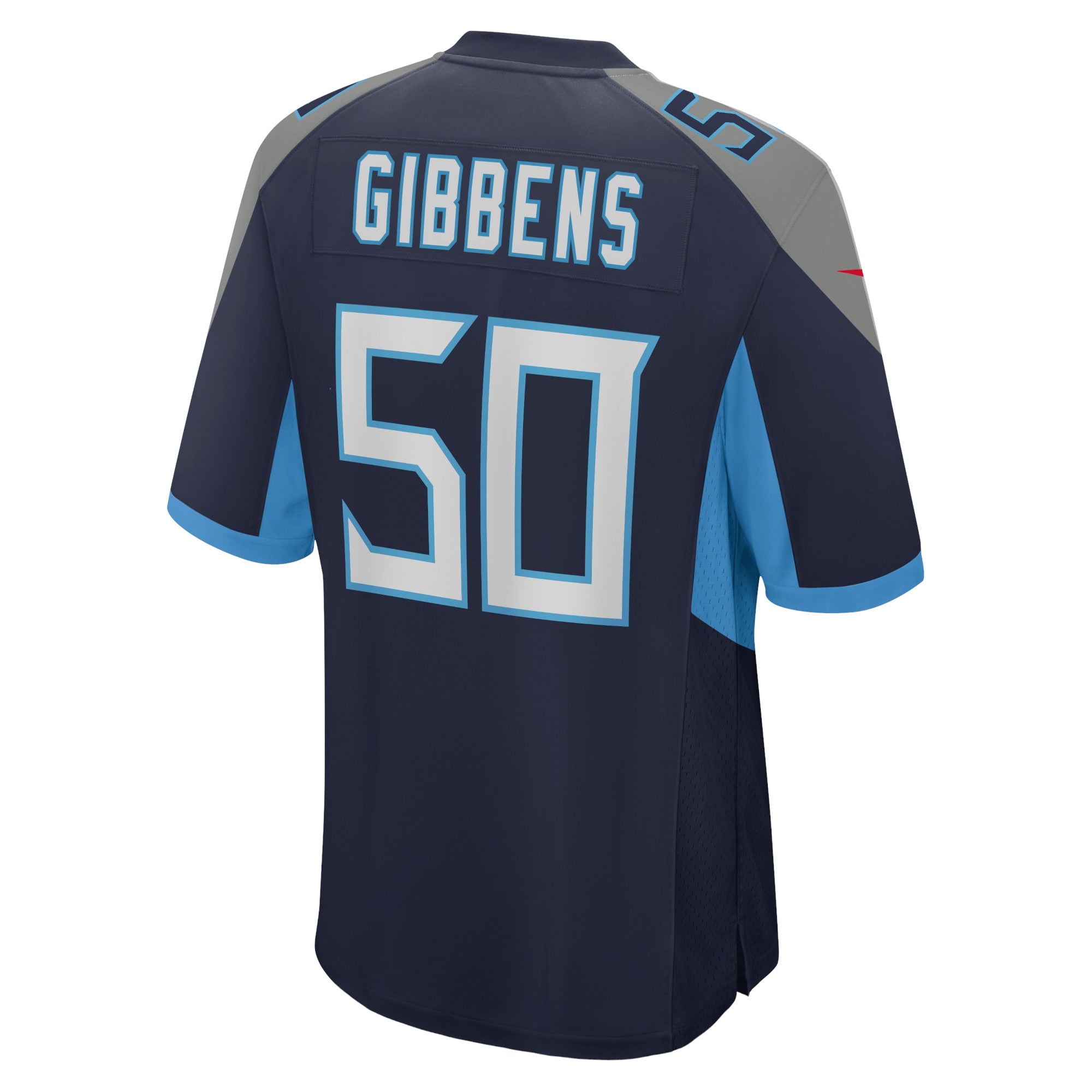 Jack Gibbens Tennessee Titans Home Game Player Jersey - Navy