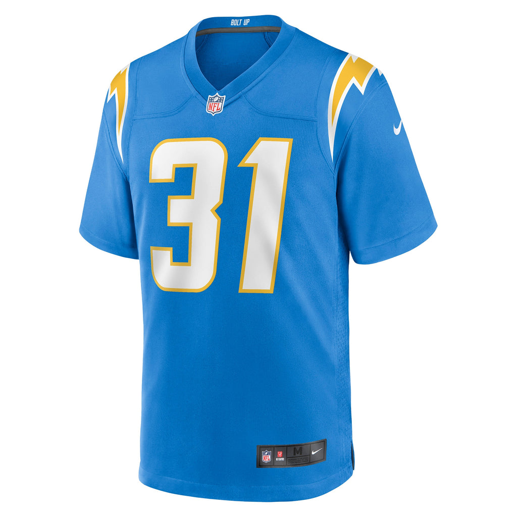 Nick Niemann Los Angeles Chargers Game Player Jersey - Powder Blue