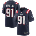 Deatrich Wise Jr. New England Patriots Game Jersey - Navy