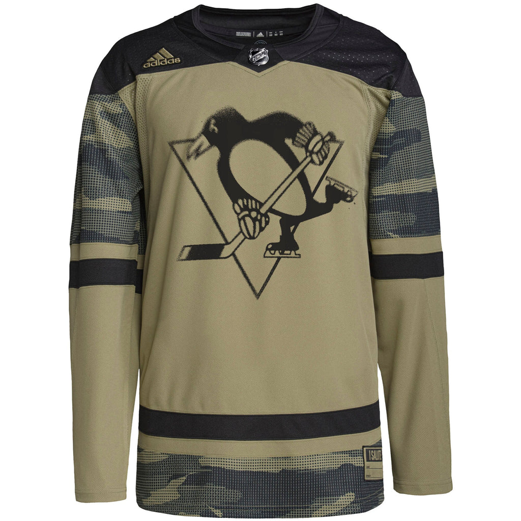 Pittsburgh Penguins Military Appreciation Team Authentic Practice Jersey - Camo