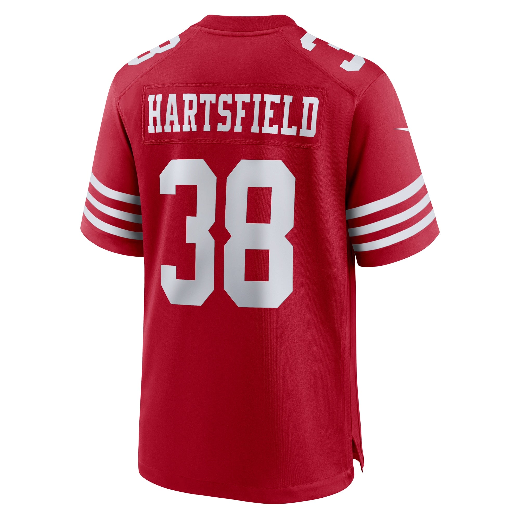 Myles Hartsfield San Francisco 49ers Game Player Jersey - Scarlet