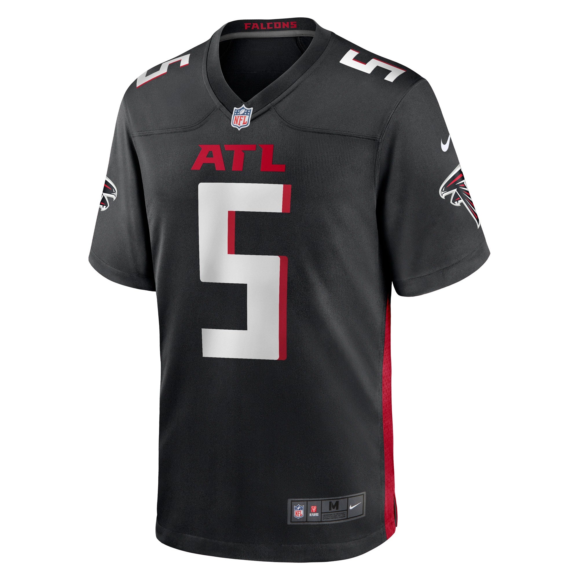 AJ McCarron Atlanta Falcons Game Player Jersey - Black
