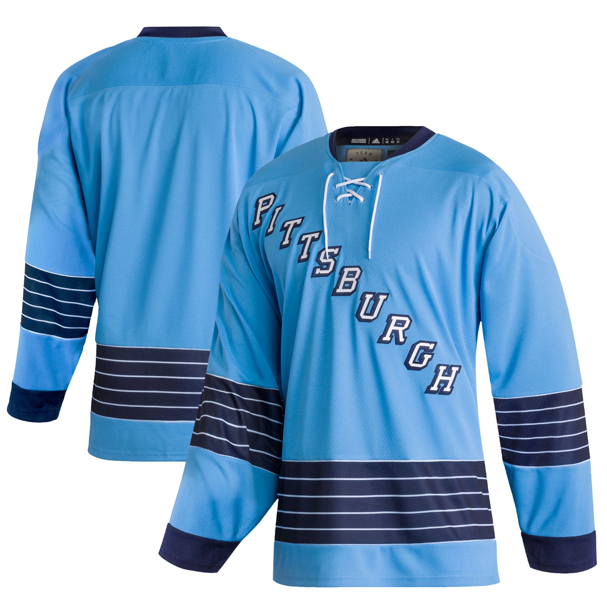 Pittsburgh Penguins Team Classics Authentic Blank Jersey - Light Blue