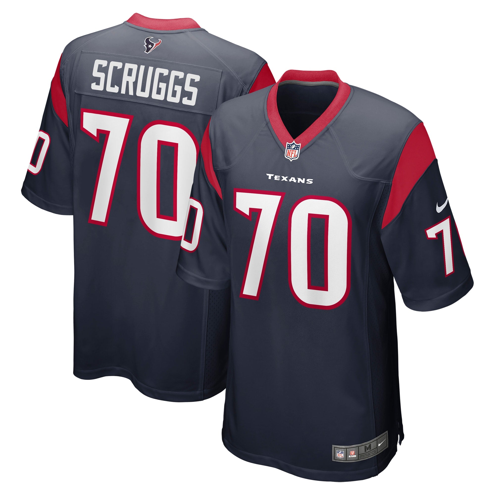 Juice Scruggs Houston Texans Team Game Jersey - Navy