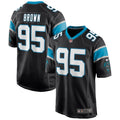 Derrick Brown Carolina Panthers Player Game Jersey - Black