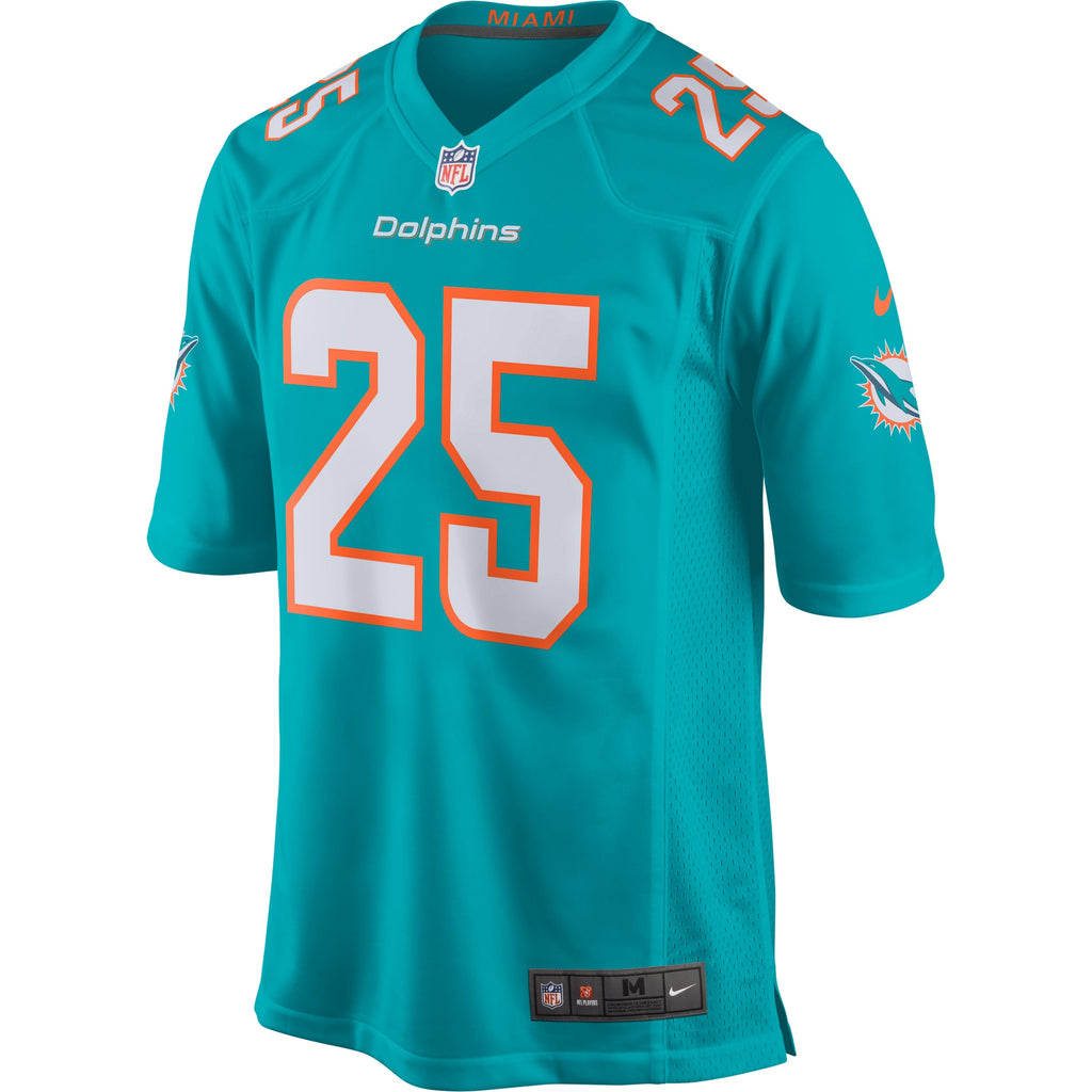 Xavien Howard Miami Dolphins Game Jersey - Aqua