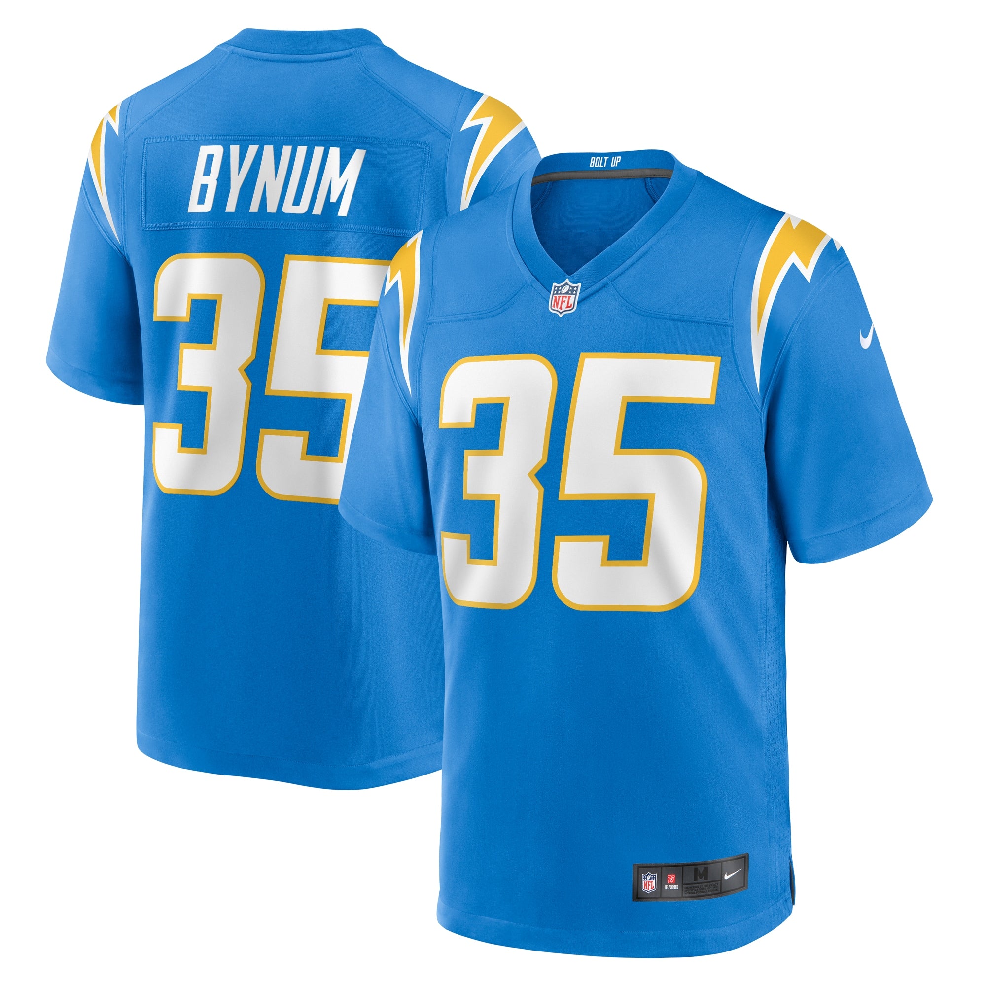 Terrell Bynum Los Angeles Chargers Team Game Jersey - ?Powder Blue