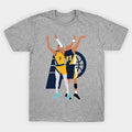 Tyrese Haliburton & Reggie Miller Indiana Pacers Vs Knicks Collage T-Shirt