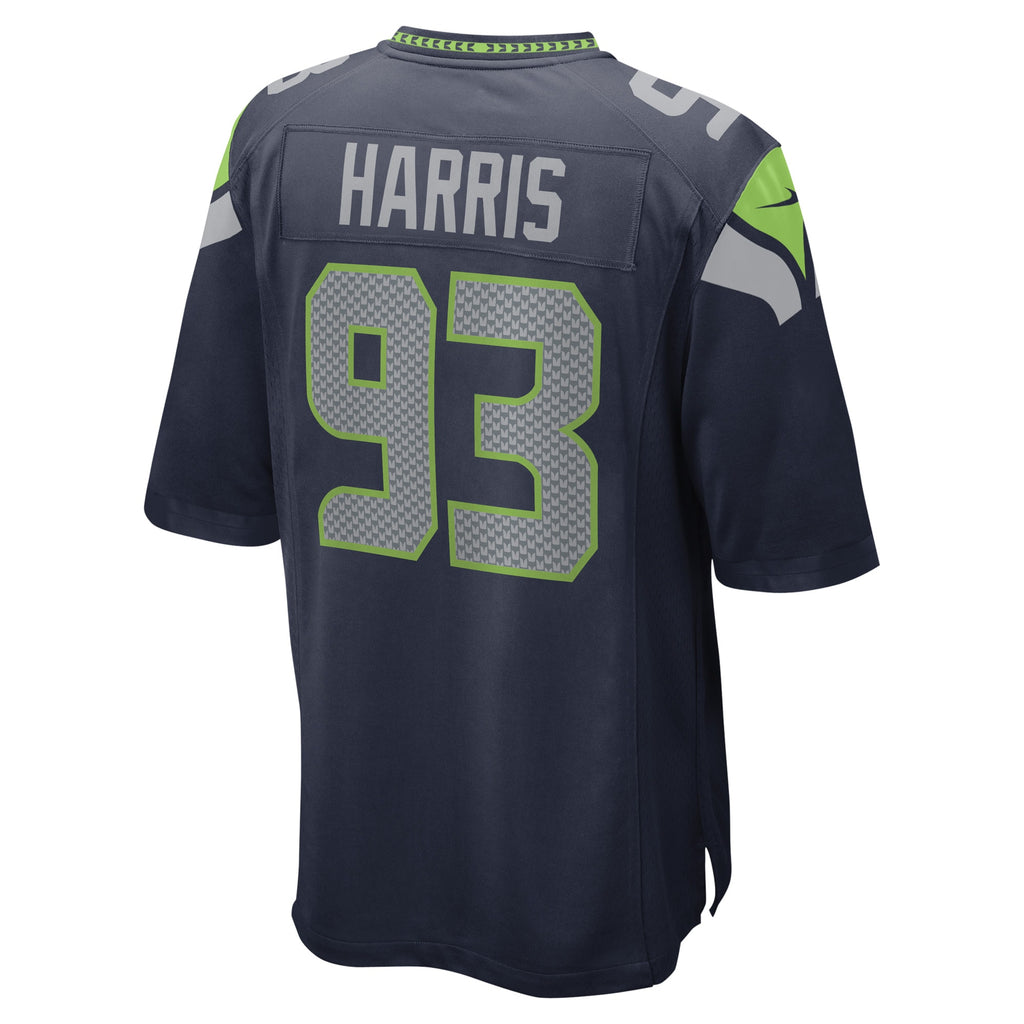 Shelby Harris Seattle Seahawks Game Player Jersey - College Navy