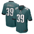 Craig James Philadelphia Eagles Game Jersey - Midnight Green