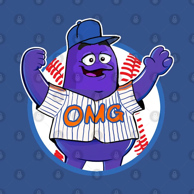 Mets Omg Grimace T-Shirt