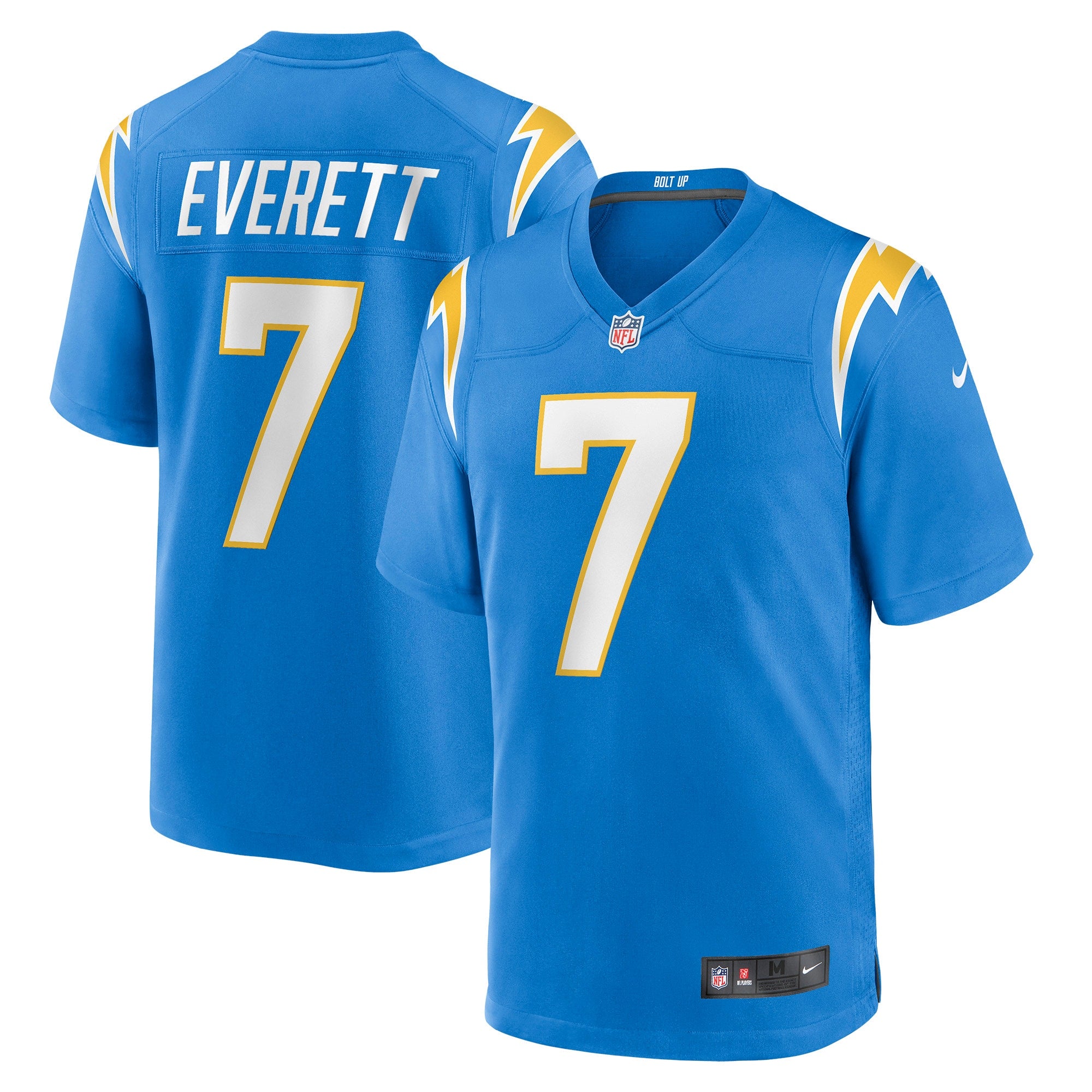 Gerald Everett Los Angeles Chargers Player Game Jersey - Powder Blue