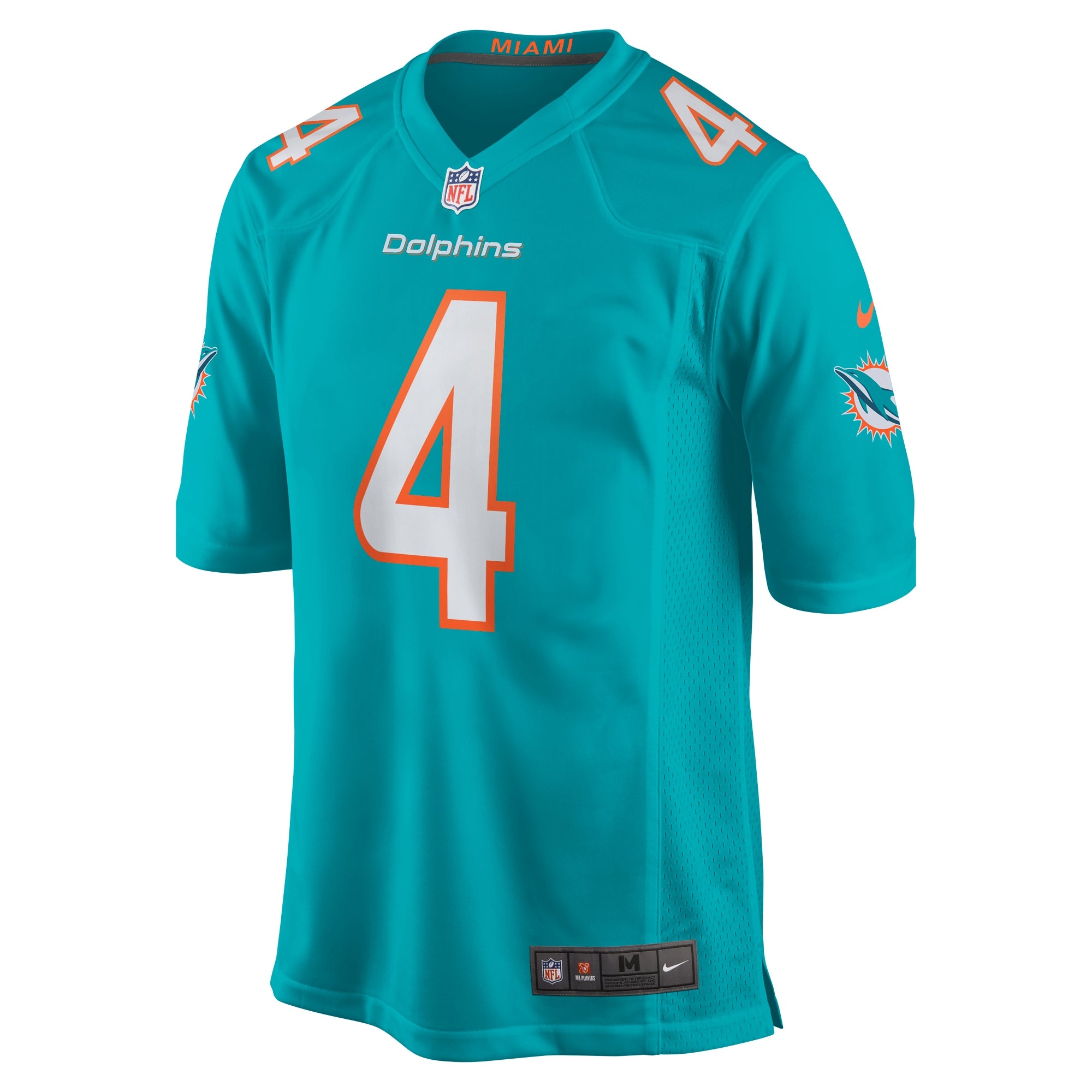 Kader Kohou Miami Dolphins Game Player Jersey - Aqua