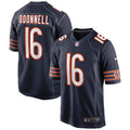 Pat O'Donnell Chicago Bears Game Jersey - Navy