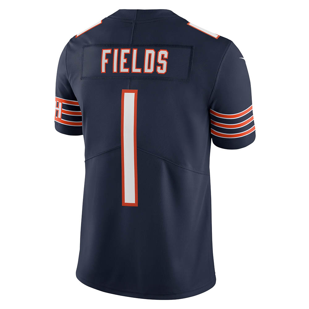 Men's Chicago Bears Justin Fields Vapor Limited Jersey Navy