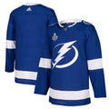 Tampa Bay Lightning 2021 Stanley Cup Final Bound Authentic Patch Jersey - Blue