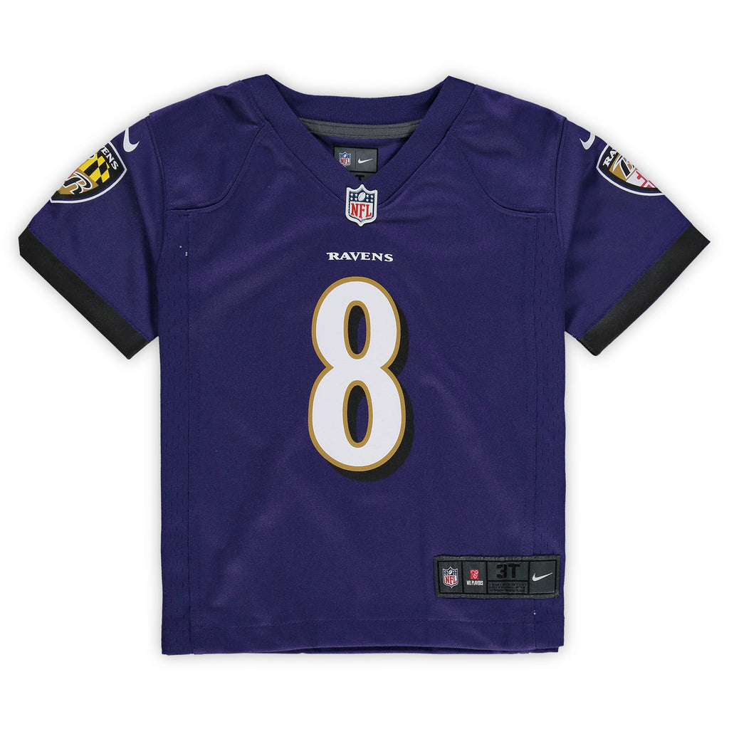 Lamar Jackson Baltimore Ravens Toddler Game Jersey - Purple