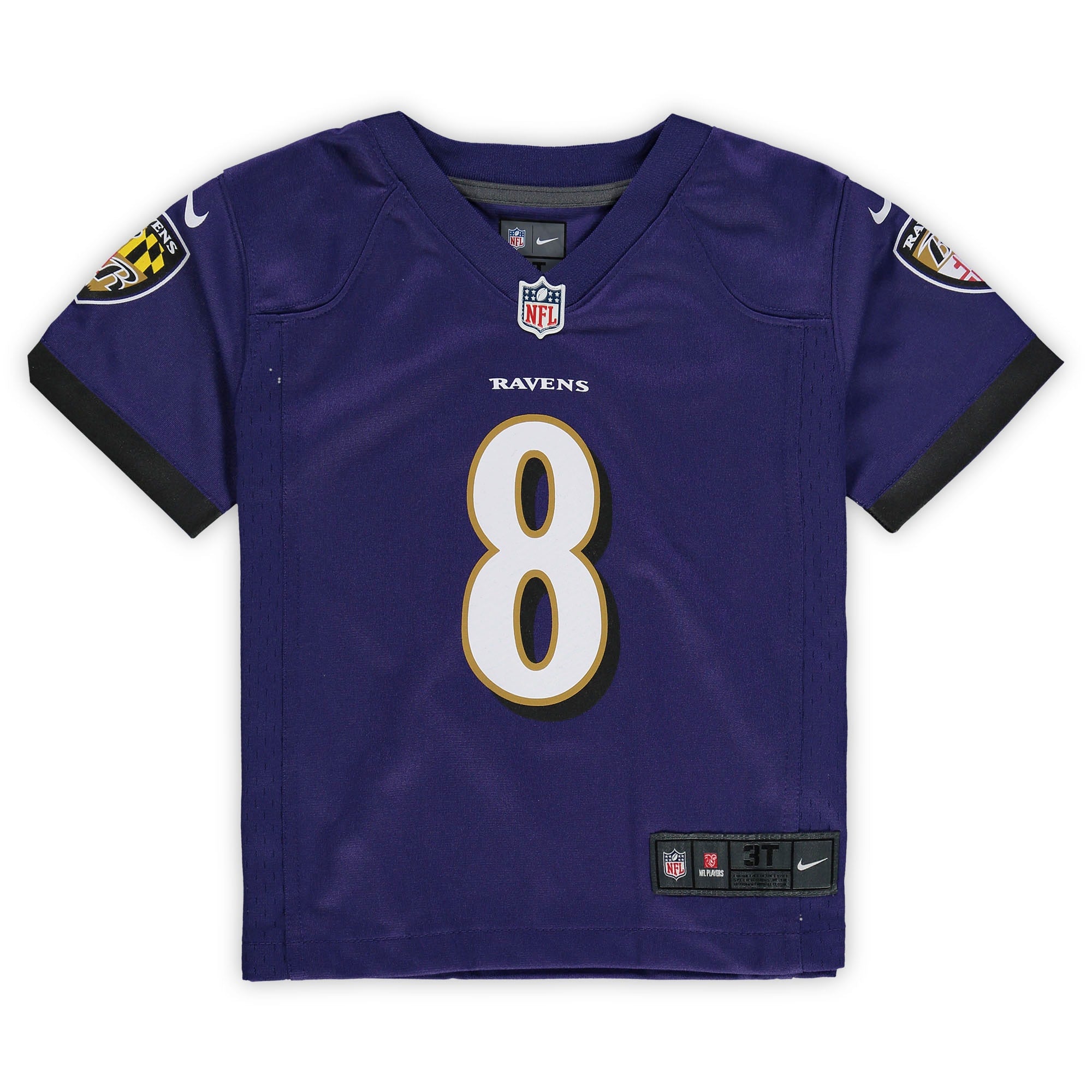Lamar Jackson Baltimore Ravens Toddler Game Jersey - Purple