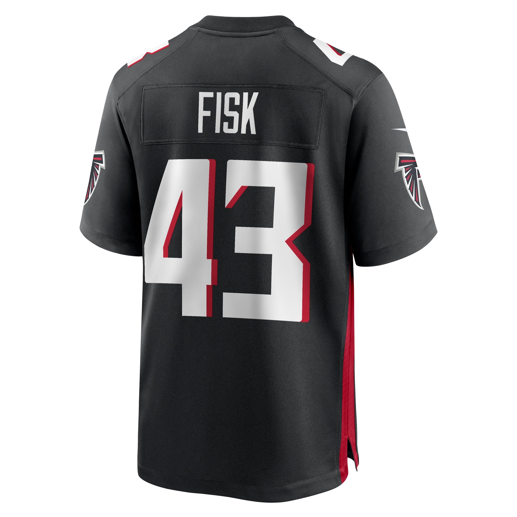 Tucker Fisk Atlanta Falcons Player Game Jersey - Black