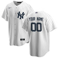 New York Yankees Home Replica Custom Jersey - White