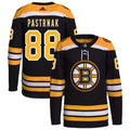 David Pastrnak Boston Bruins Home Primegreen Authentic Pro Jersey - Black