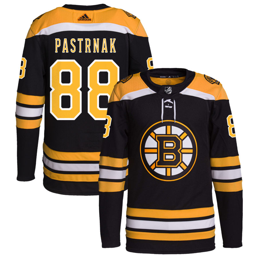 David Pastrnak Boston Bruins Home Primegreen Authentic Pro Jersey - Black