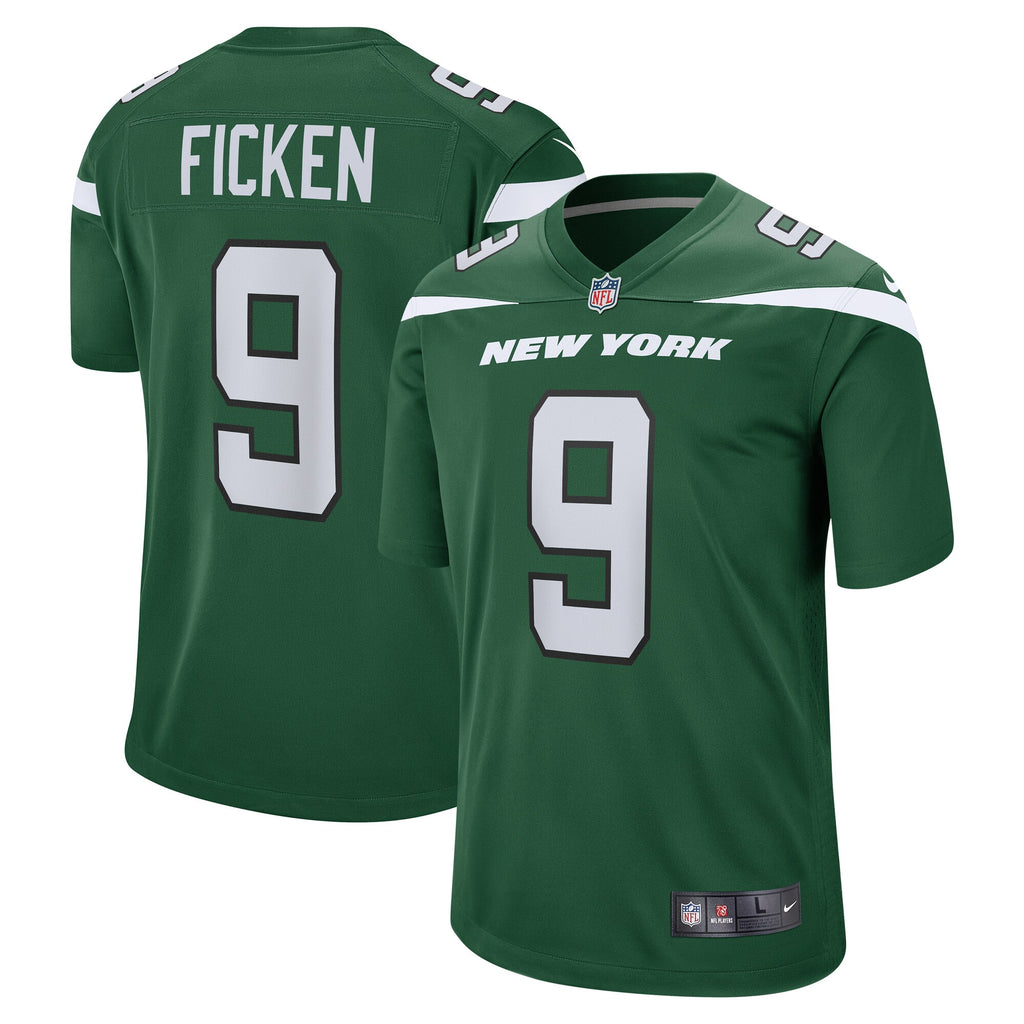 Sam Ficken New York Jets Game Jersey - Gotham Green