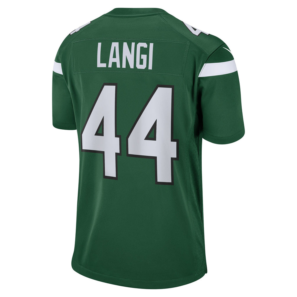 Harvey Langi New York Jets Game Jersey - Gotham Green