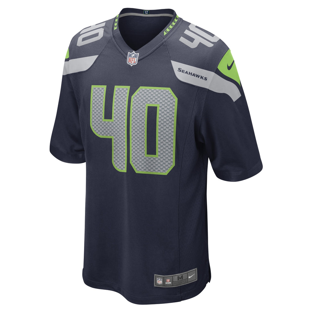 Darryl Johnson Seattle Seahawks Game Player Jersey - College Navy