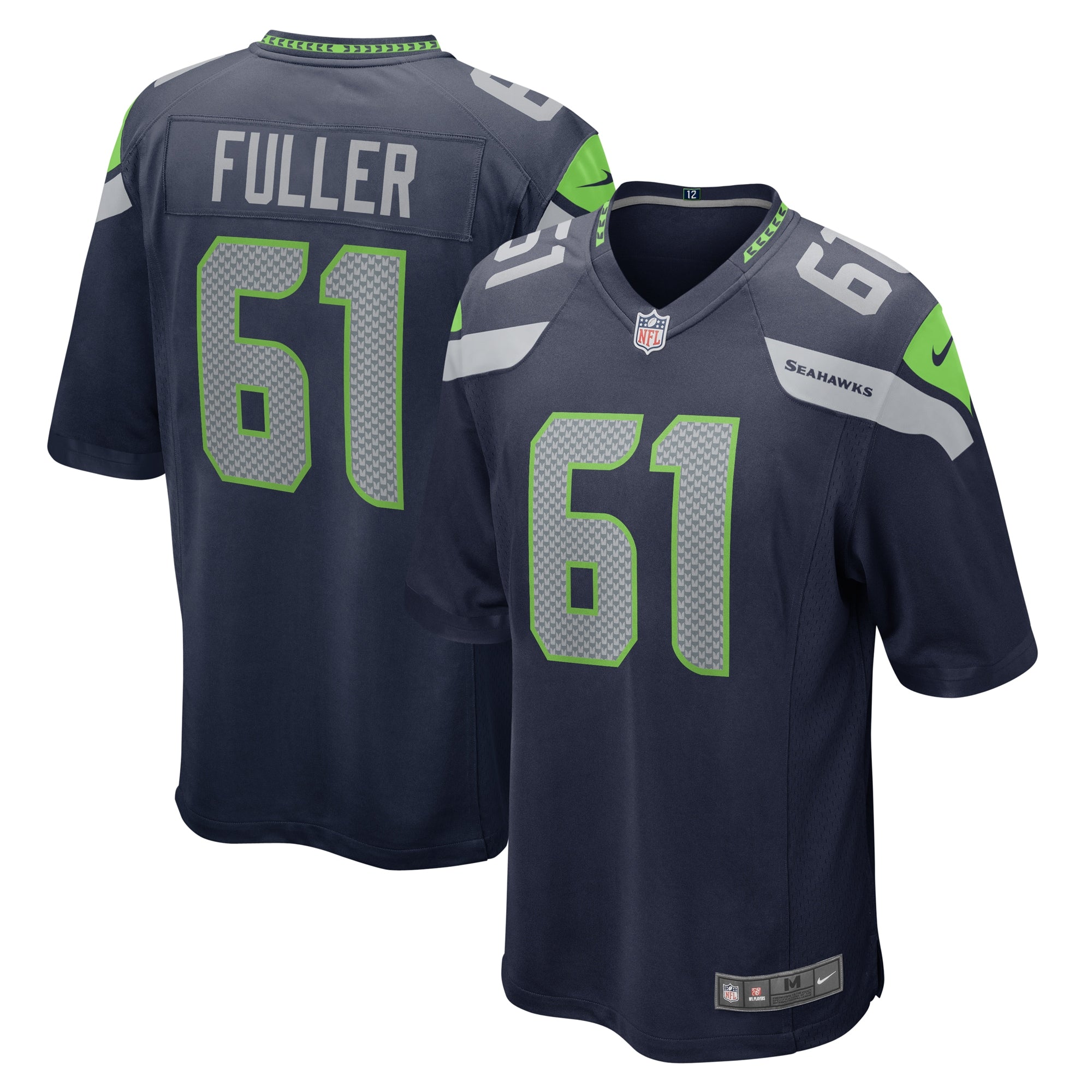 Kyle Fuller Seattle Seahawks Game Jersey - College Navy
