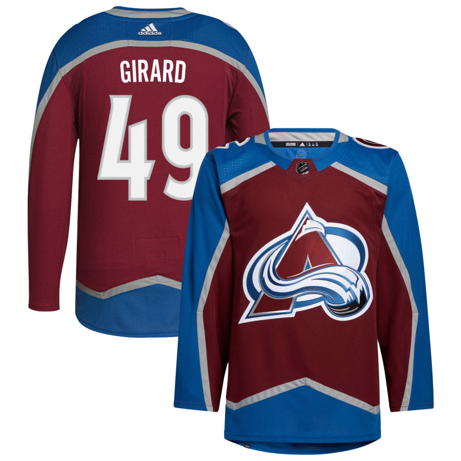 Samuel Girard Colorado Avalanche Home Primegreen Authentic Pro Jersey - Burgundy