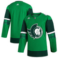 Ottawa Senators 2023 St. Patrick's Day Primegreen Authentic Jersey - Kelly Green