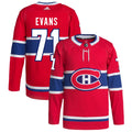 Jake Evans Montreal Canadiens Home Primegreen Authentic Pro Jersey - Red