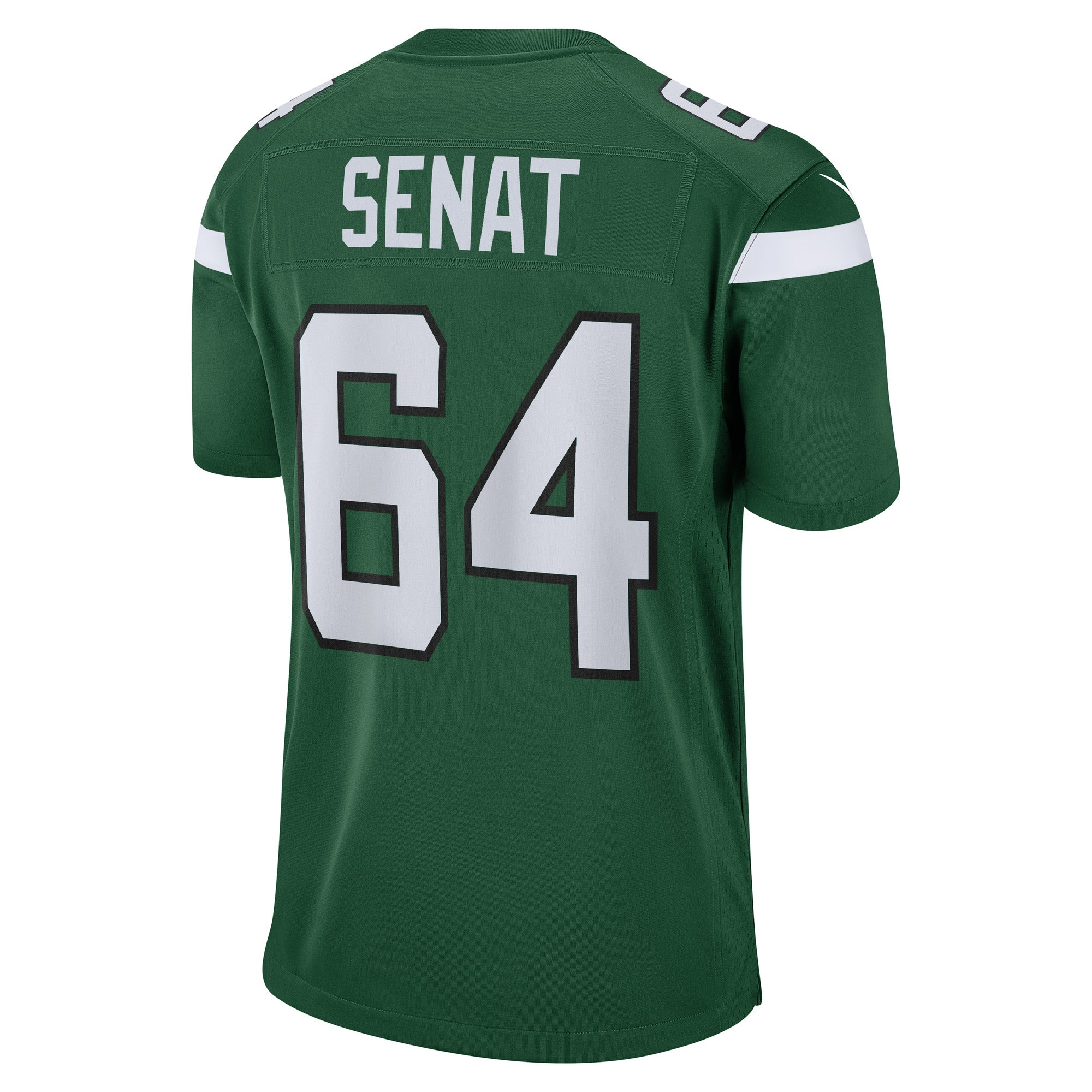 Greg Senat New York Jets Game Player Jersey - Gotham Green