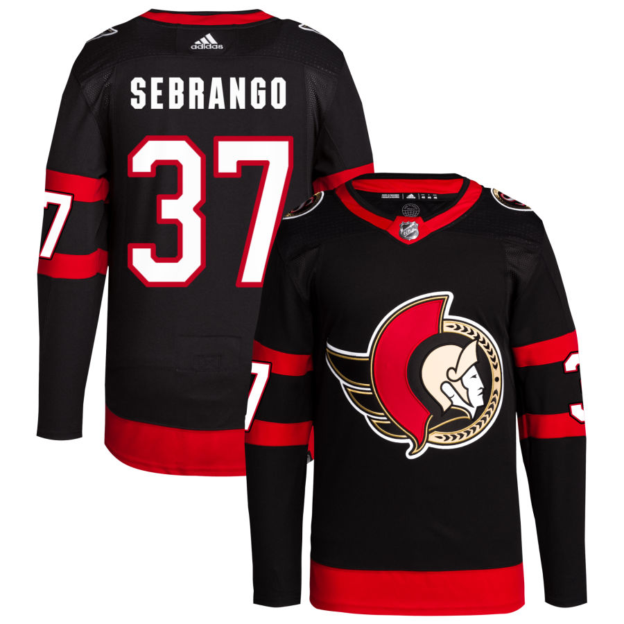 Donovan Sebrango Ottawa Senators Home Primegreen Authentic Pro Jersey - Black