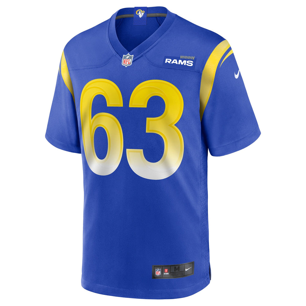 Austin Corbett Los Angeles Rams Game Jersey - Royal