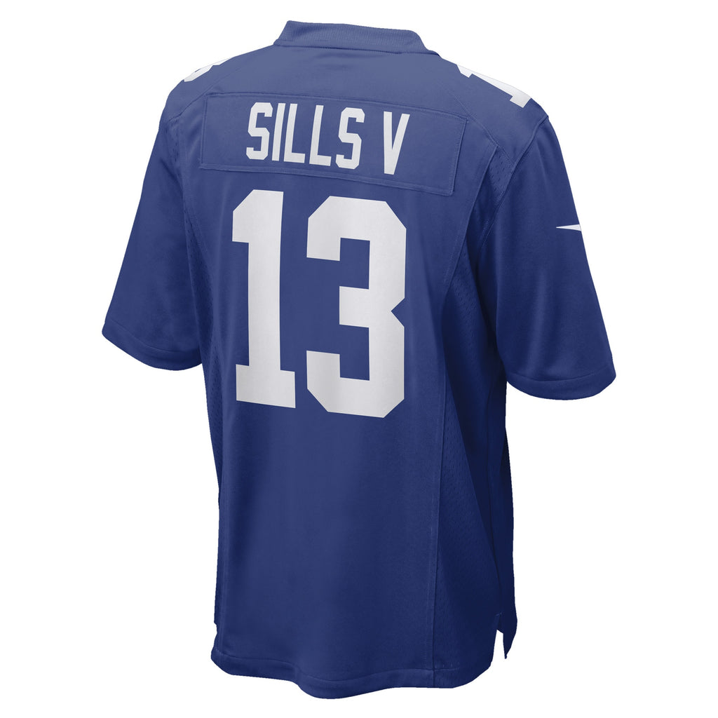 David Sills V New York Giants Game Player Jersey - Royal