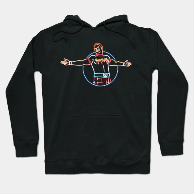 Roddy Piper Neon Style Hoodie