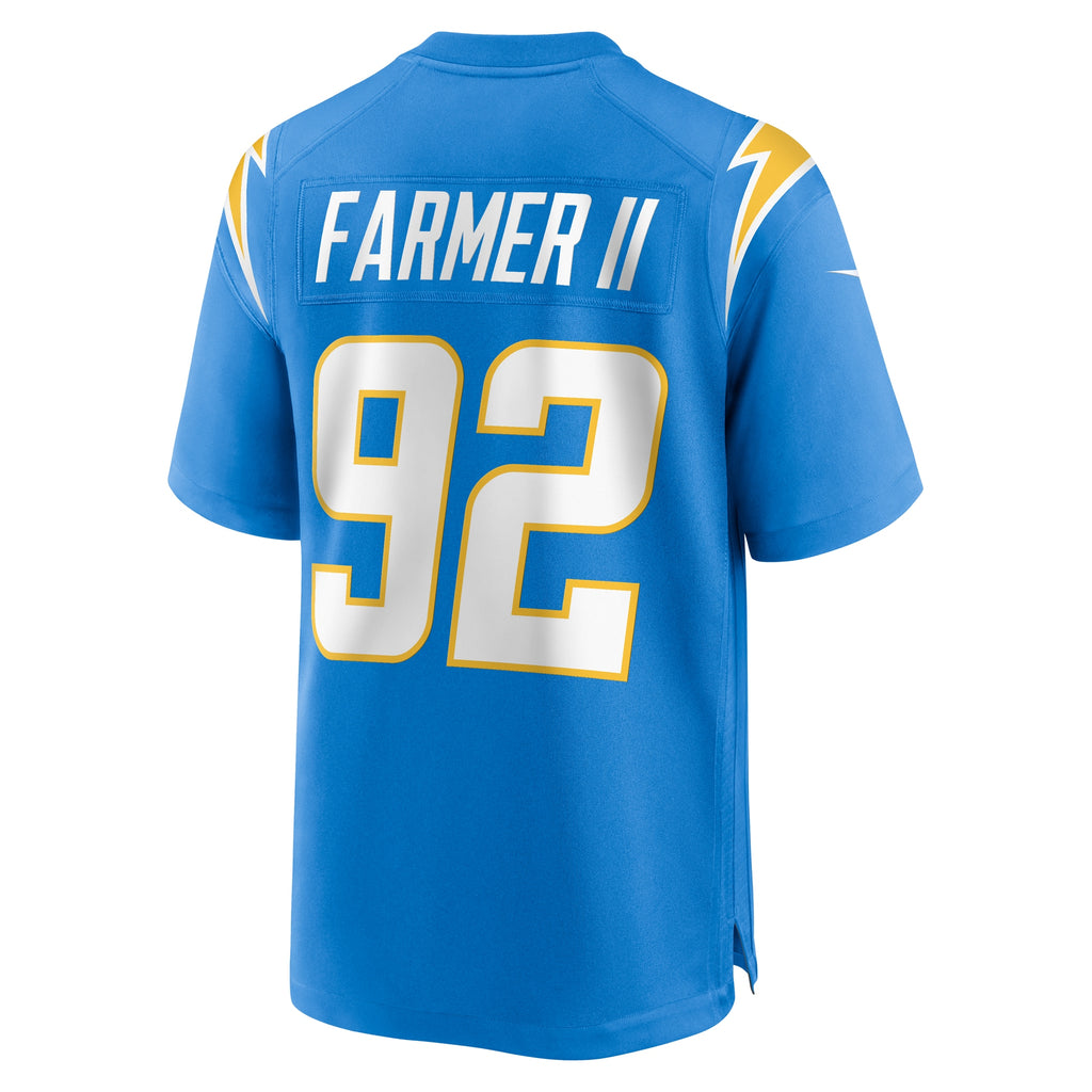 Andrew Farmer Los Angeles Chargers Team Game Jersey - ?Powder Blue