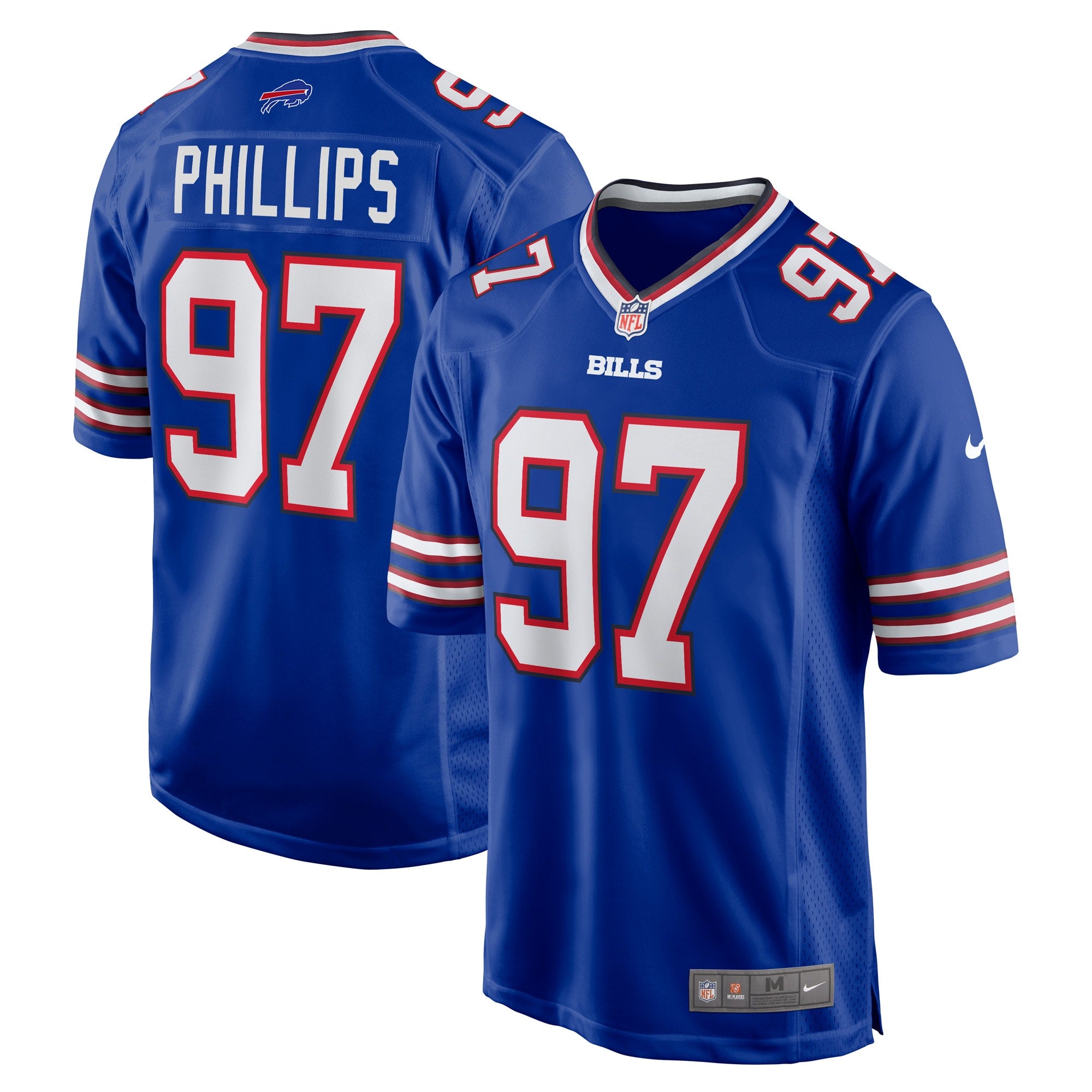 Jordans Phillips Buffalo Bills Game Jersey - Royal