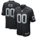 Jim Otto Las Vegas Raiders Game Retired Player Jersey - Black