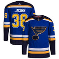 Josh Jacobs St. Louis Blues Home Authentic Pro Jersey - Royal