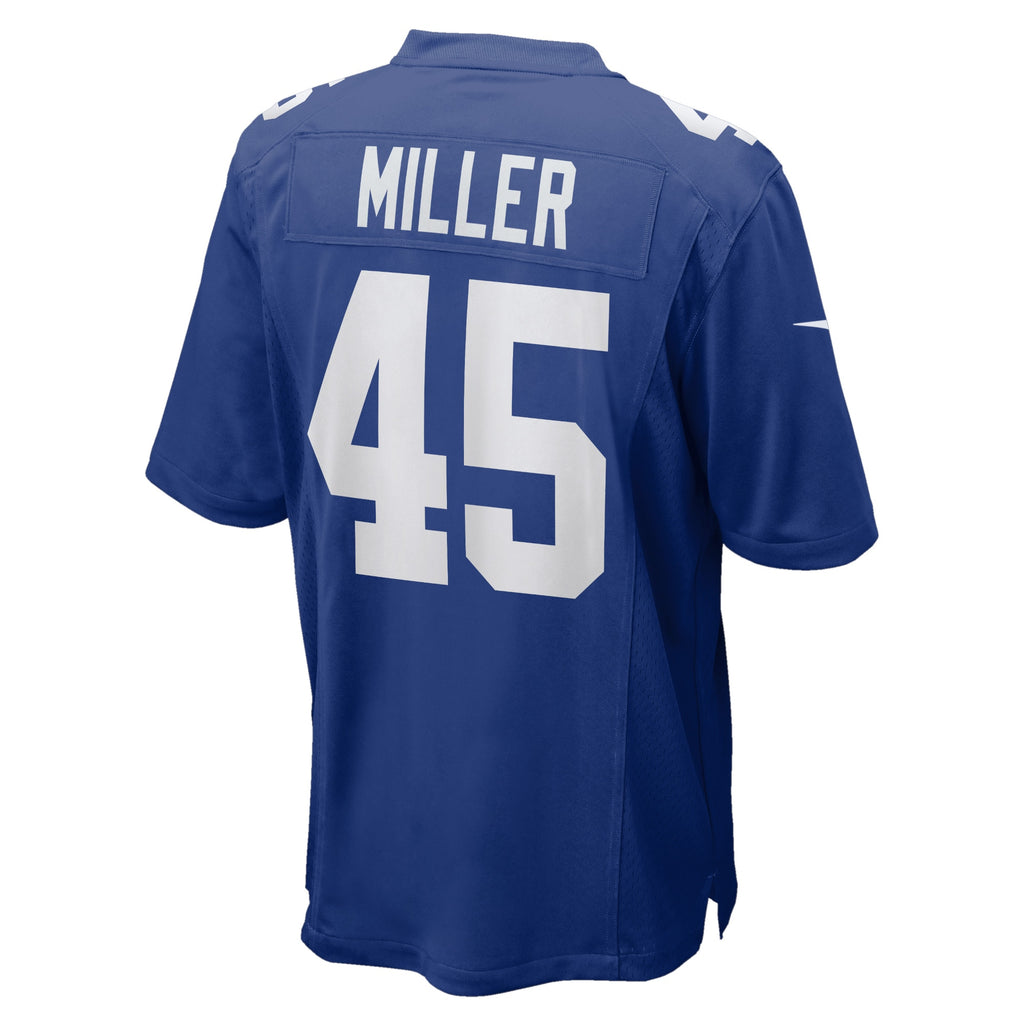 Dre Miller New York Giants Home Game Player Jersey - Royal