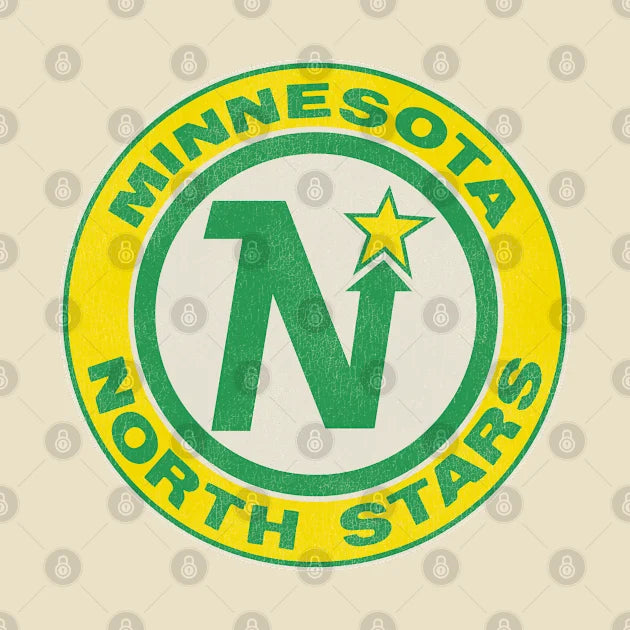 Defunct Minnesota North Stars Hockey Team T-Shirt