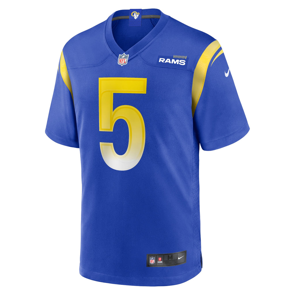 Jalen Ramsey Los Angeles Rams Player Game Jersey - Royal
