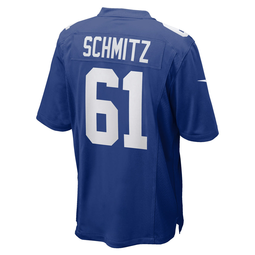 John Michael Schmitz New York Giants Team Game Jersey - ?Royal