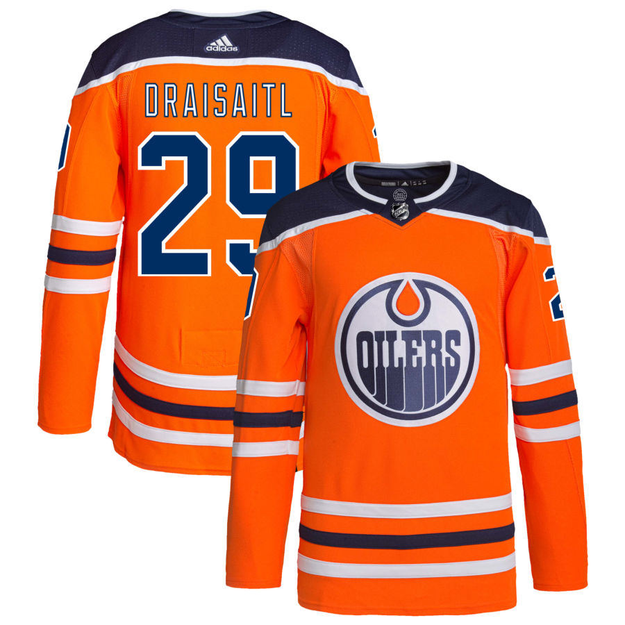 Leon Draisaitl Edmonton Oilers Home Authentic Pro Jersey - Orange